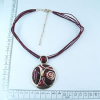 Necklace in red
