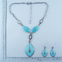 Necklaces in blue