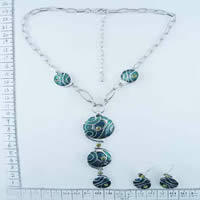 Enamel necklace