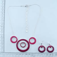 Necklace and earrings