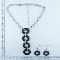 Cricles necklace set 86126