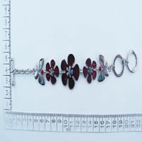 Bracelets with red flower 8104