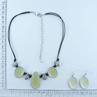 Green necklaces with cords 89184