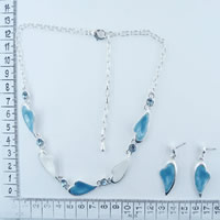 Costume jewellery set in blue 89181