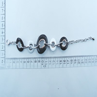 Fashion bracelet in black/white