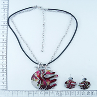 Fashion necklace and earrings set