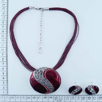 Waxed cord necklaces