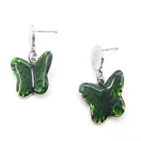 Enamel earrings