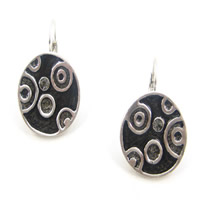 Enamel earrings