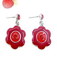 Enamel earrings