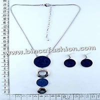 Fashion necklace and earrings set
