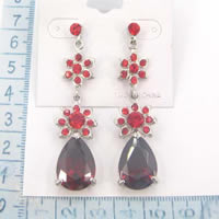 Zircon earrings