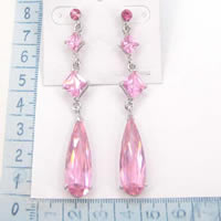 Zircon earrings