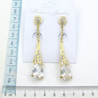 Zircon earrings