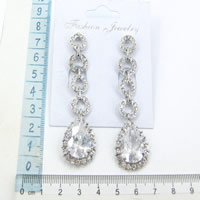 Zircon earrings