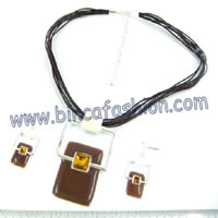 Alloy jewellery set