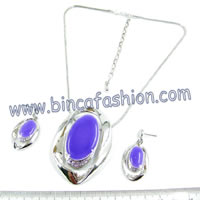 Alloy jewellery set