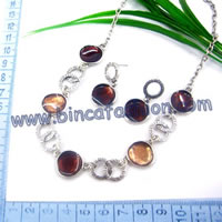Alloy jewellery set