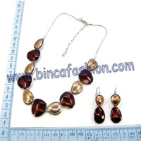 Alloy jewellery set