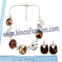 Alloy jewellery set