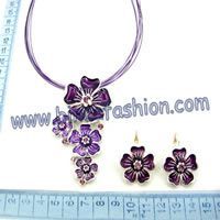 Alloy jewellery set
