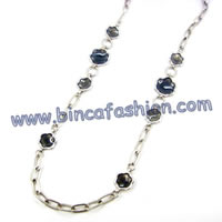 Alloy long necklaces