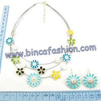 Alloy jewellery set