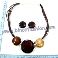 Alloy jewellery set