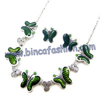 Alloy jewellery set