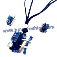Alloy jewellery set