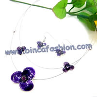 Alloy jewellery set