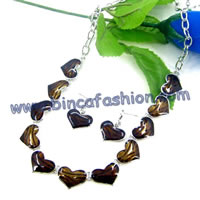 Alloy jewellery set