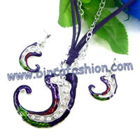 Alloy necklace set