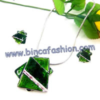 Alloy jewellery set