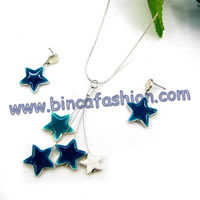 Alloy jewellery set