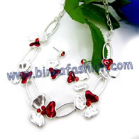 Alloy jewellery set