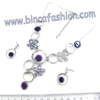 Alloy jewellery set