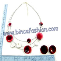 Alloy jewellery set