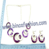 Alloy jewellery set
