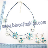 Alloy necklaces set