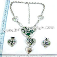 Alloy jewellery set