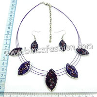 Alloy jewellery set