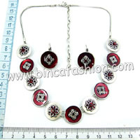 Alloy jewellery set