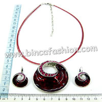 Alloy jewellery set