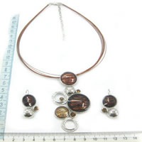 Alloy jewellery set
