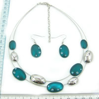 Alloy jewellery set