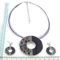 Alloy jewellery set