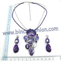 Alloy jewellery set