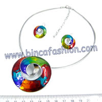 Alloy jewellery set