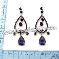 Zircon earrings